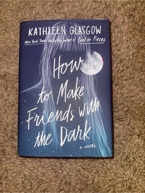 Kathleen Glasgow "How to Make Friends with the Dark" Hardcover - Navy Blue